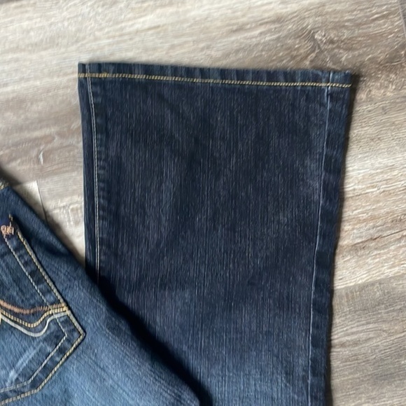 DKNY jeans blue denim boot cut baddie Times Square jean size 10 - Picture 3 of 10